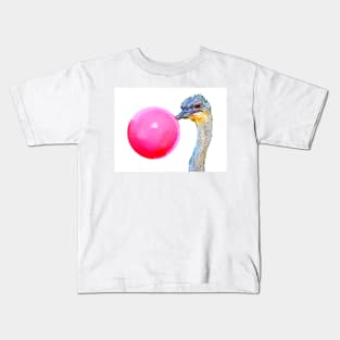 Bubblegum Ostrich Kids T-Shirt